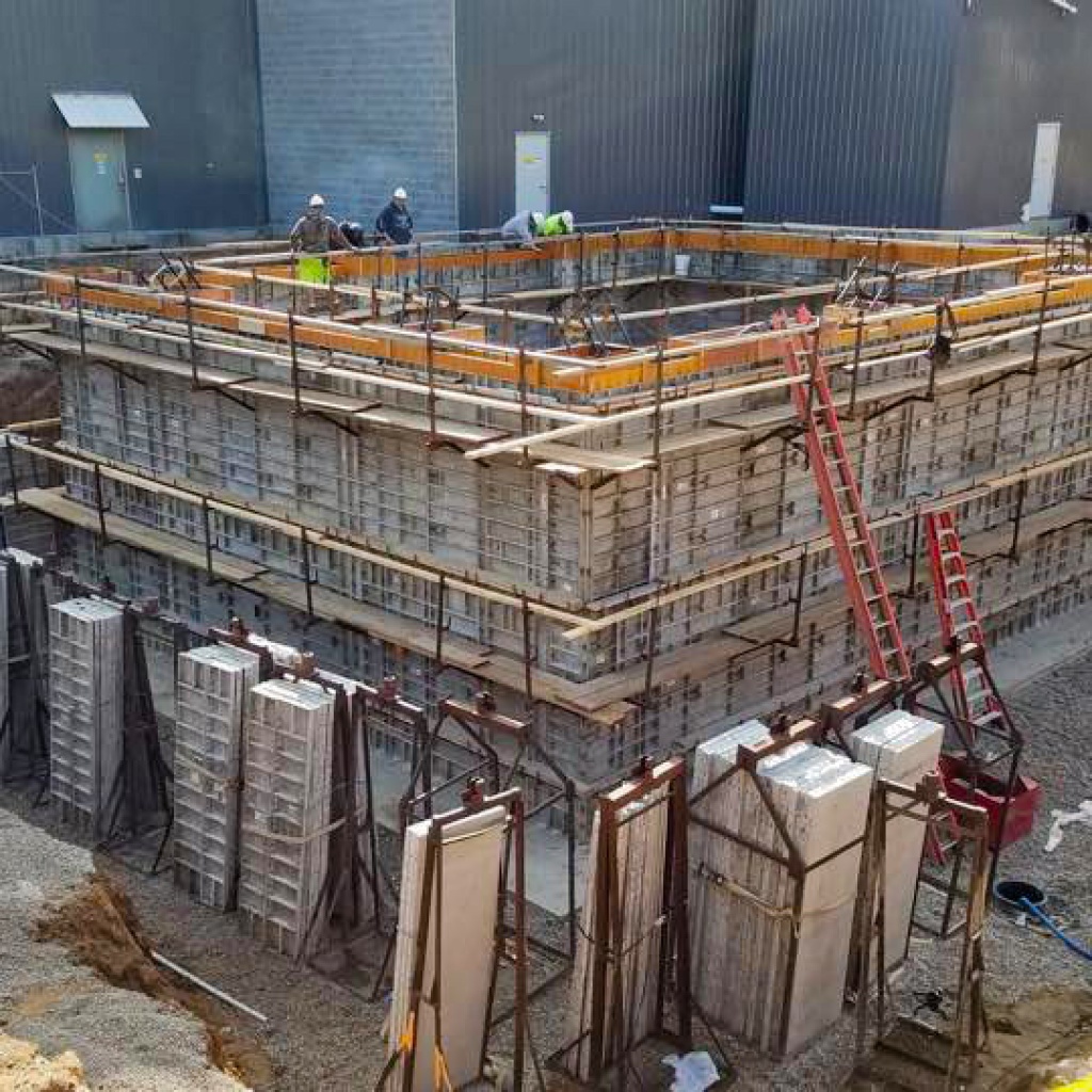 Grain Bin Foundation Marawood Construction Services