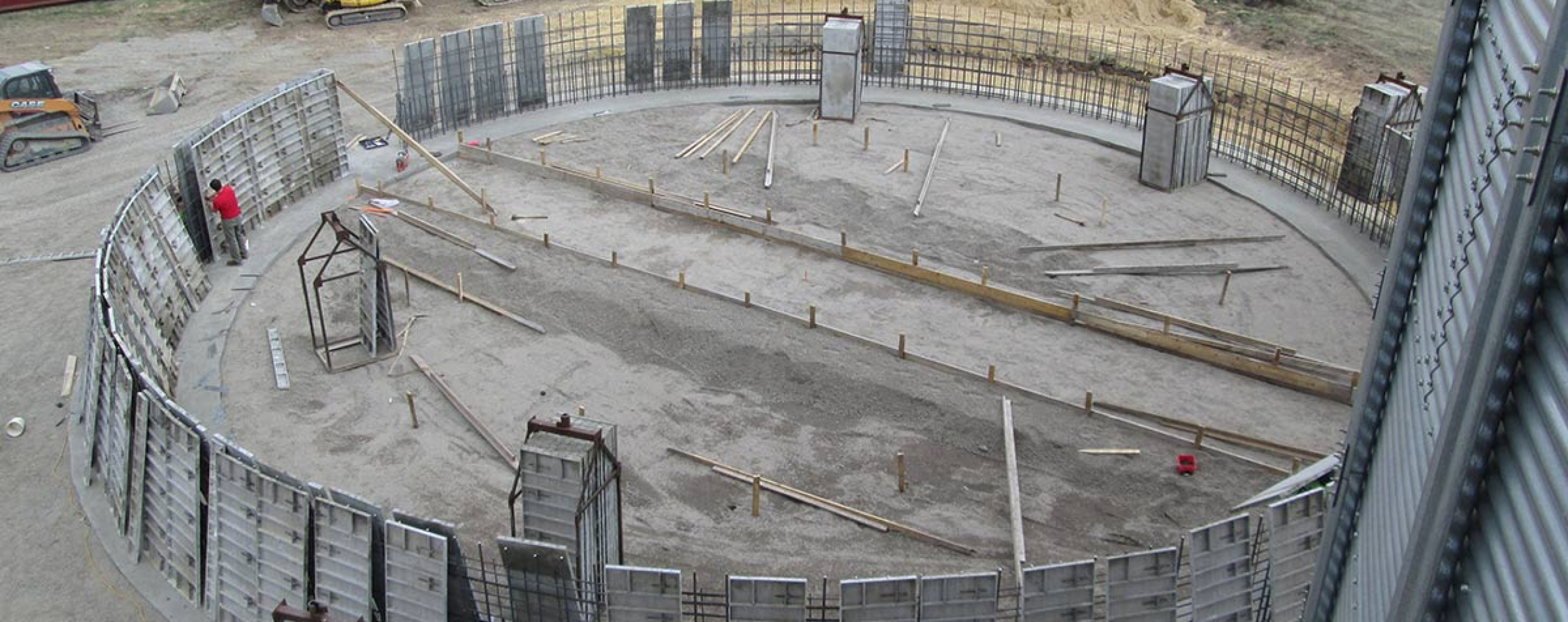 Grain Bin Foundation Marawood Construction Services